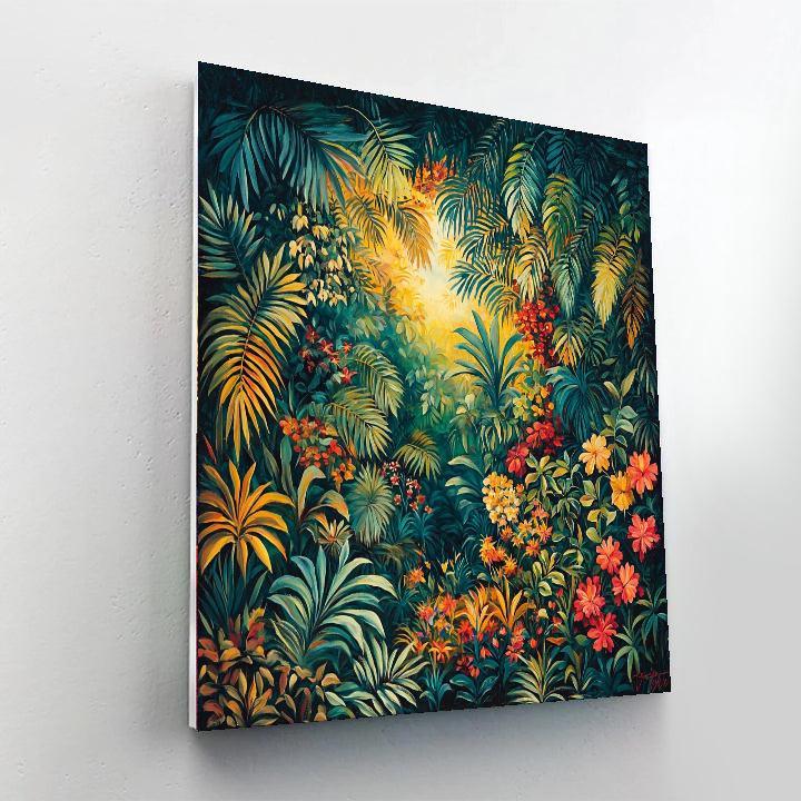 Henri Rousseau Inspired Garden Of Daydreams  Painting By Numbers Kit