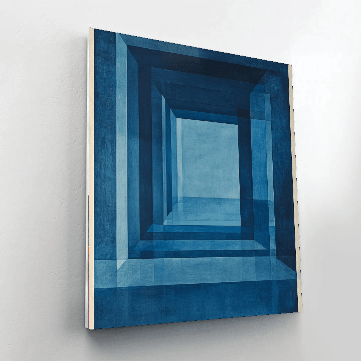 Yves Klein Inspired Emotional Blue Symphony  Painting By Numbers Kit