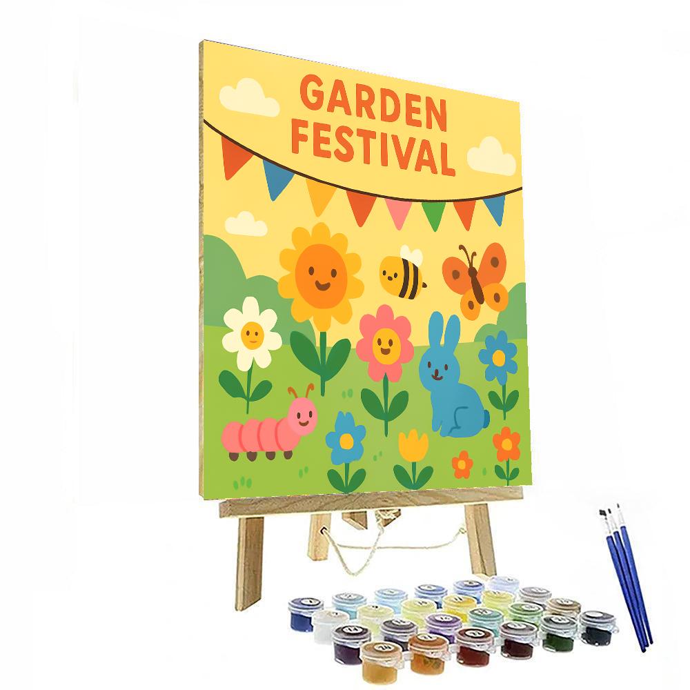 Magical Garden Festival Paint By Color