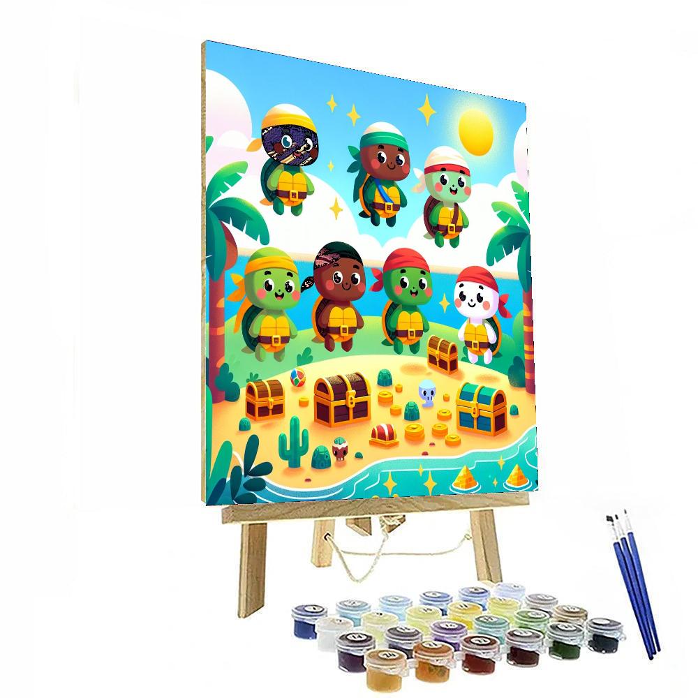 Treasure Trove Turtle Numbered Painting Kits