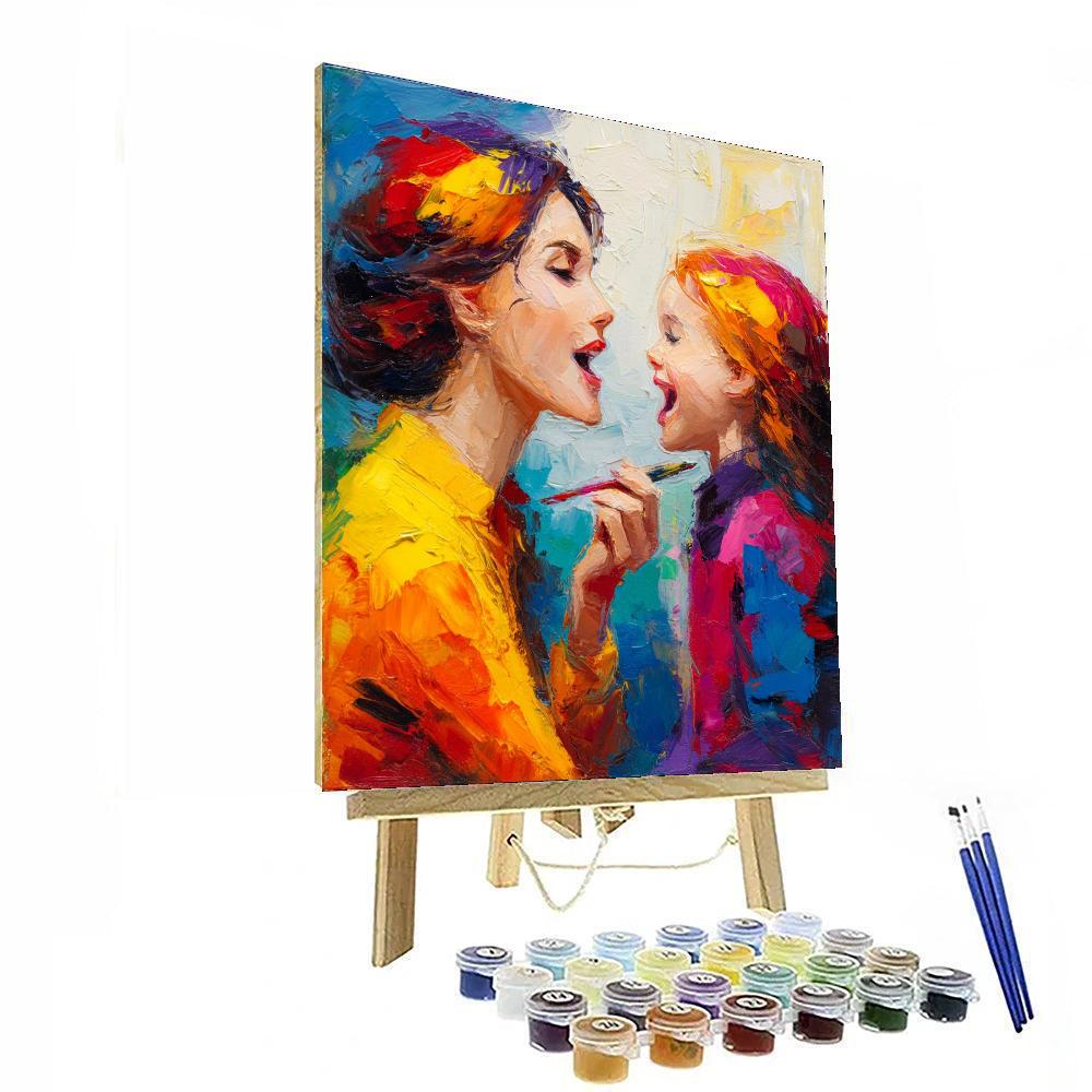 An Artistic Heart Numbered Painting Kits
