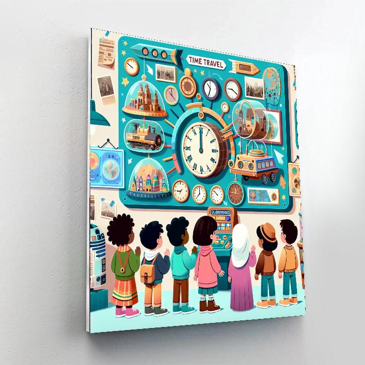 Time Travel Adventure Station Paint By Number