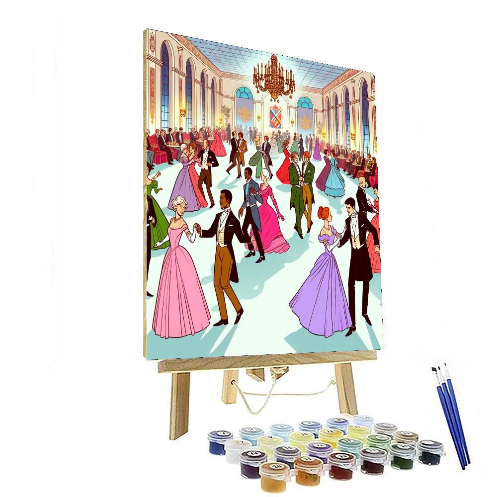 Royal Ball At The Castle Number Painting