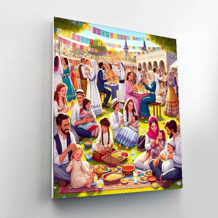 Día De San Isidro - Madrid, Spain Paint By Numbers Art