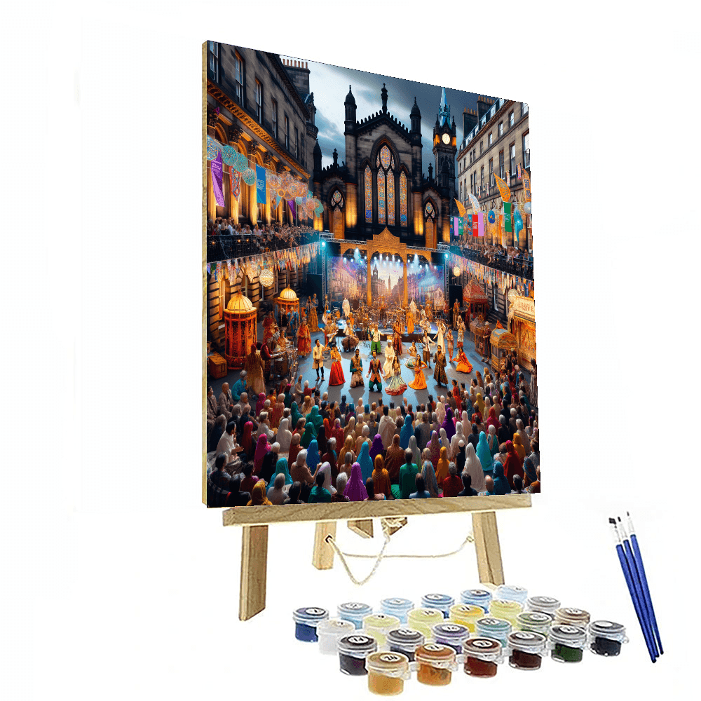The Edinburgh International Festival - Scotland Painting By Numbers Kit