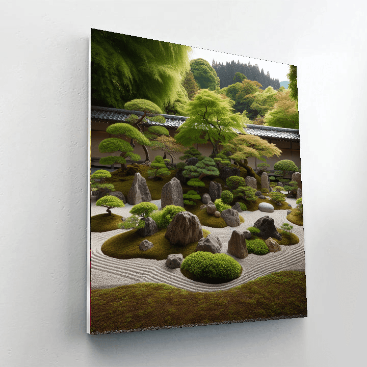 Japanese Zen Garden Paint By Numbers Kits