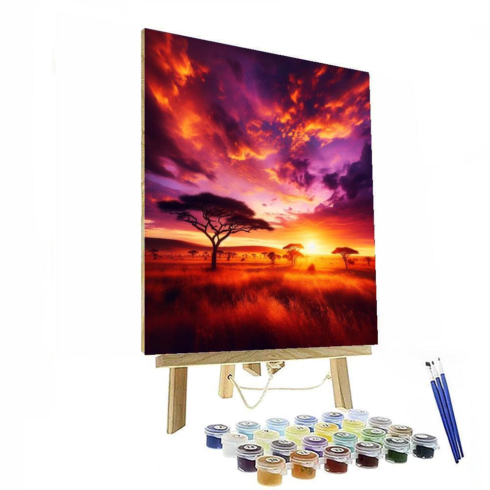 Golden Horizon Majesty Paint By Number