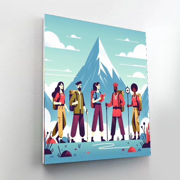 Journey To The Mystic Mountain Painting By Numbers Kit