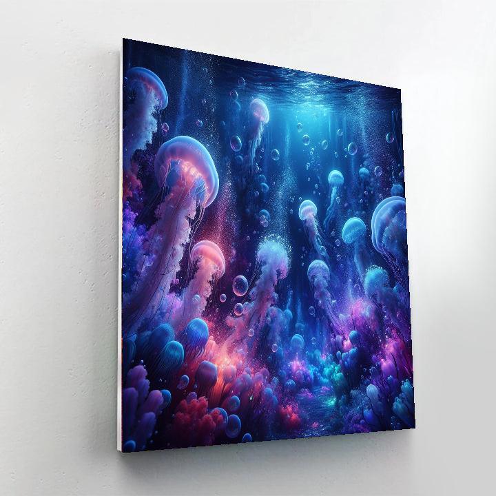 Luminous Jellyfish Dance Paint By Numbers Kits