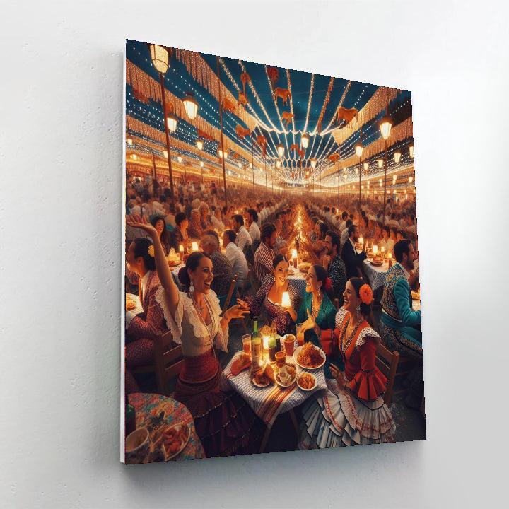 Seville Fair Of April Paint By Numbers Art