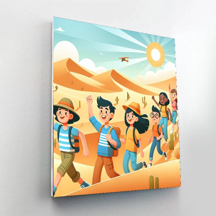 Exploring Desert Dunes Painting By Numbers Kit