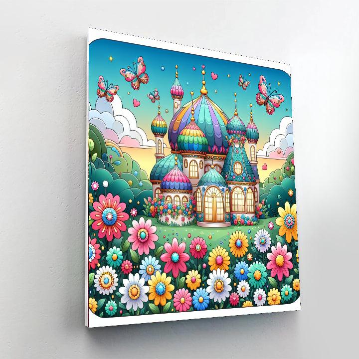 Whimsical Fairy House Numbered Painting Kits