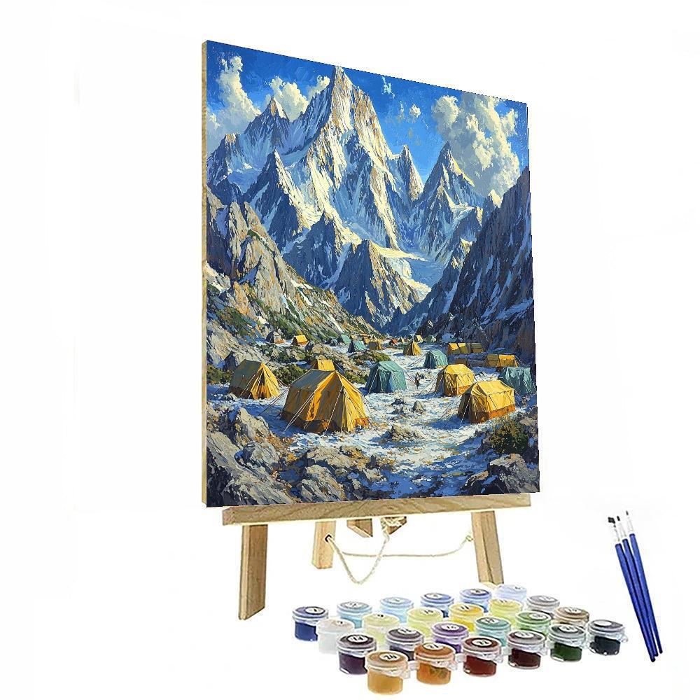 Mount Everest Base Camp - Nepal Numbered Painting Kits