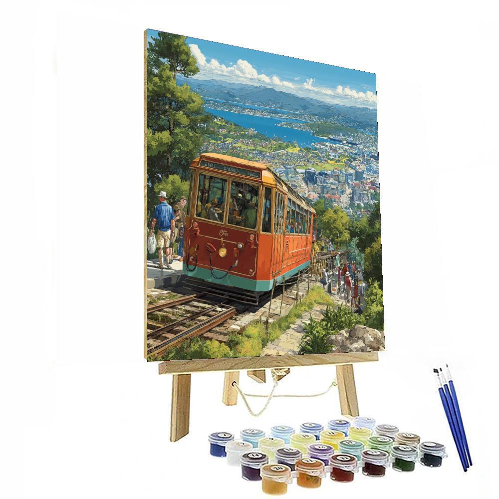 Wellington Cable Car DIY Paint By Numbers