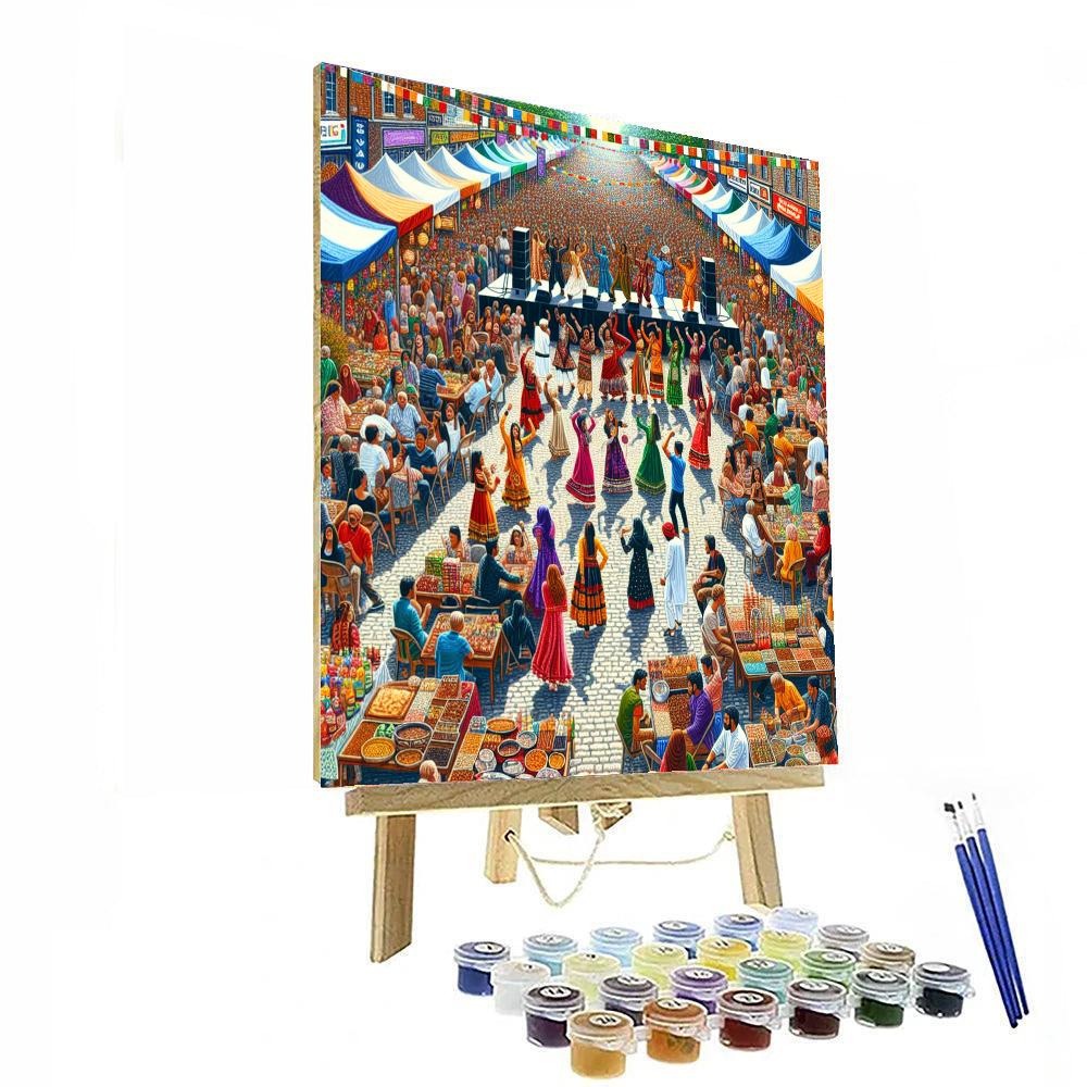 Cleveland Asian Festival - Usa Numbered Painting Kits