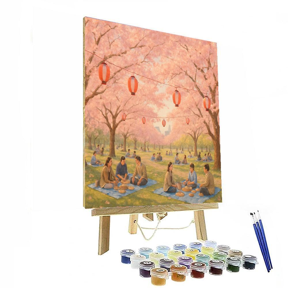 Hanami Festival - Tokyo, Japan Paint By Number