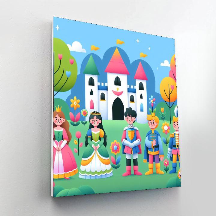 Exploring The Magical Castle Paint By Numbers Art