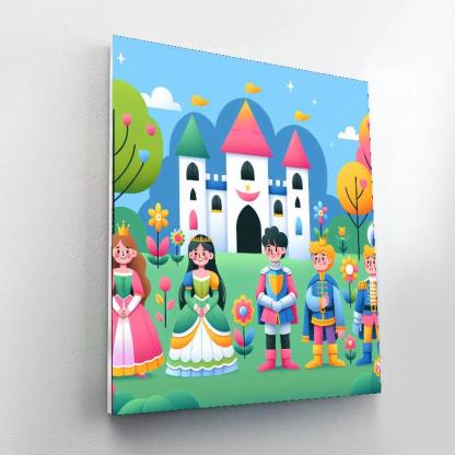 Exploring The Magical Castle Paint By Numbers Art