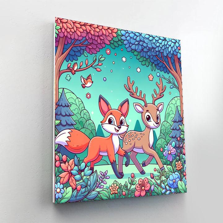 Exploring The Magical Woods DIY Paint By Numbers