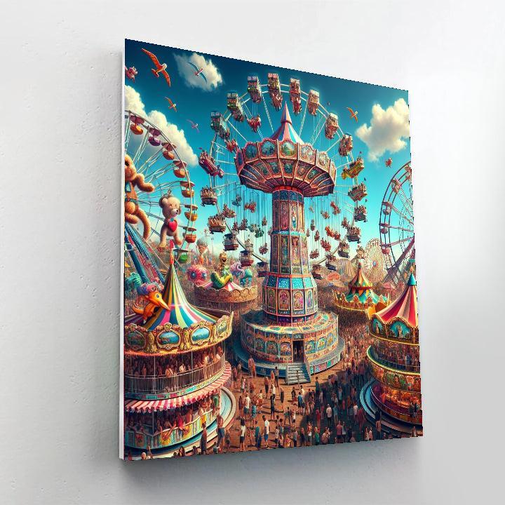 Joyful Spring Carnival DIY Paint By Numbers