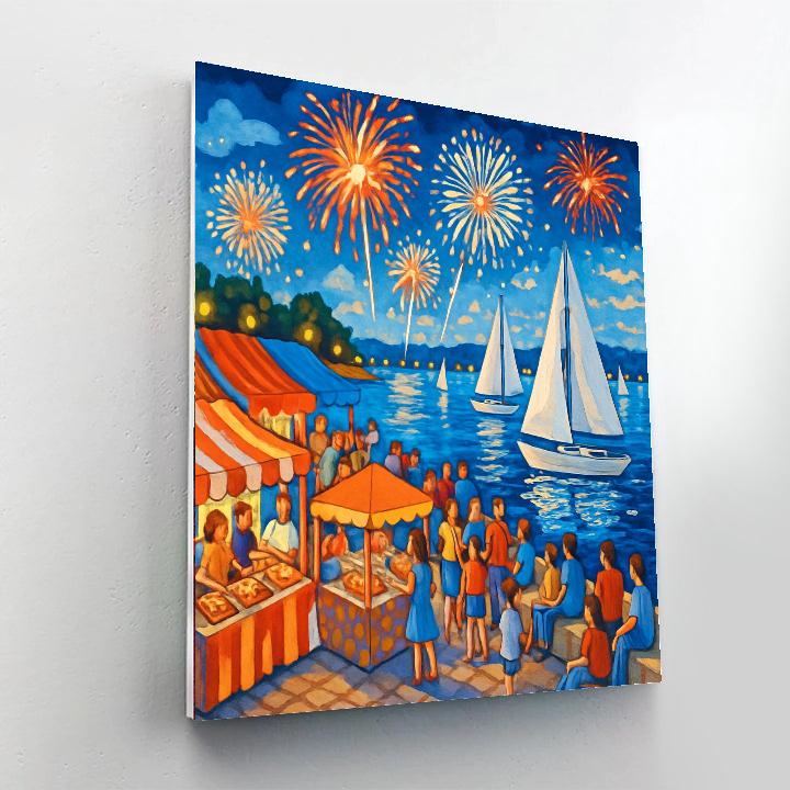 Festival Of Sails - Geelong, Australia Painting Number Kit