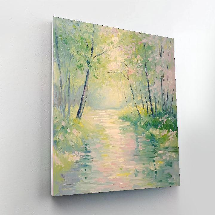 Edgar Degas Inspired Spring's Embrace  Paint By Numbers Kits