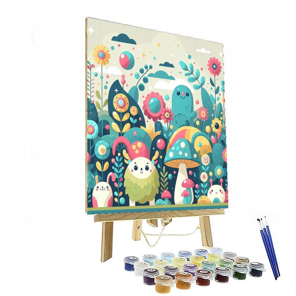 Magical Garden Gathering Paint By Number
