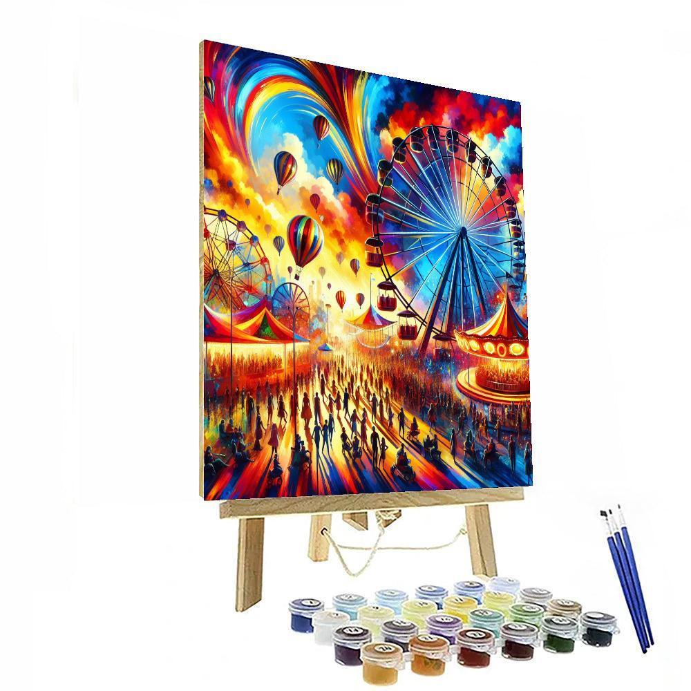 Carnival Festive Extravaganza Paint By Color