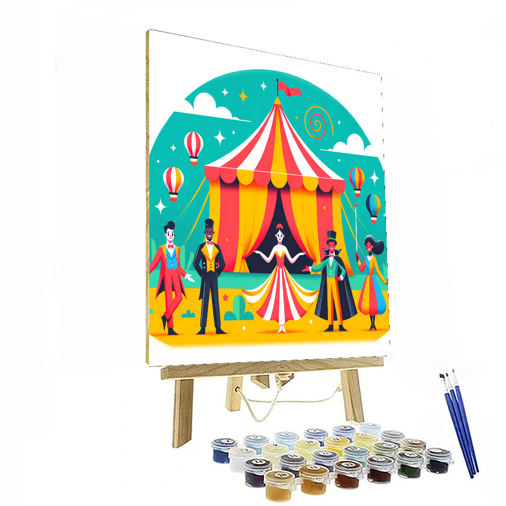 Lively Carnival Circus Paint By Color