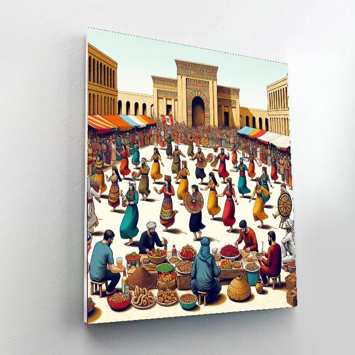 Kingdom Of Ashur Festival DIY Paint By Numbers