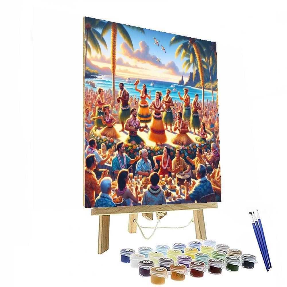 Aloha Festival - United States Painting Number Kit