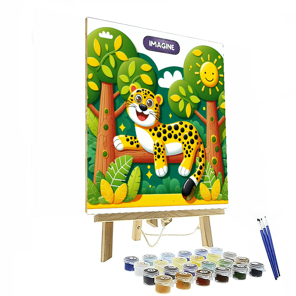 Jovial Jaguar Painting By Numbers Kit