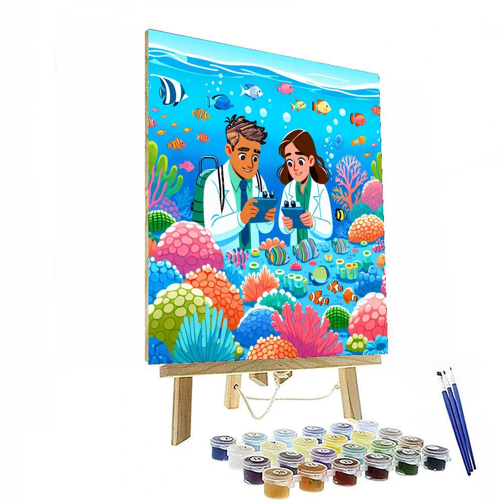 Ocean Reef Research Paint By Numbers