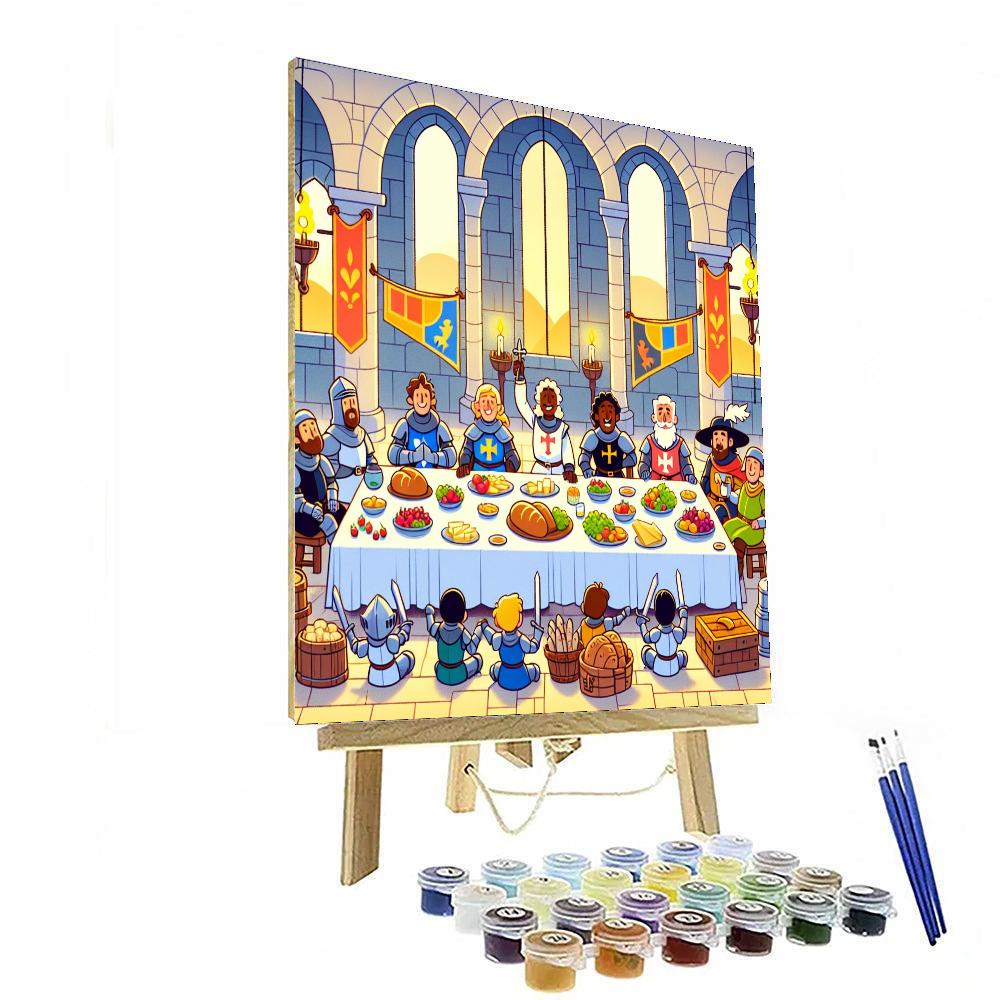 Castle's Grand Feast DIY Paint By Numbers