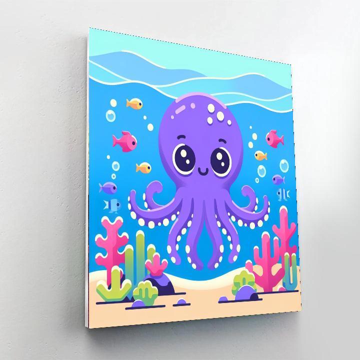 Silly Octopus Adventure Paint By Number