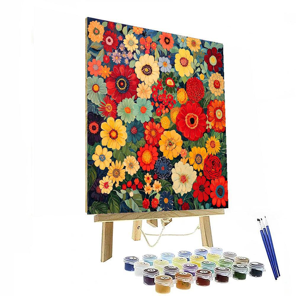 Frida Kahlo Inspired Awakening Colors  Painting Number Kit