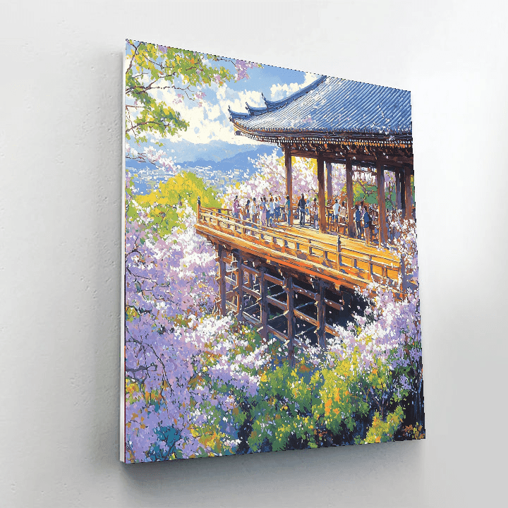 Kiyomizu-dera In Kyoto DIY Paint By Numbers