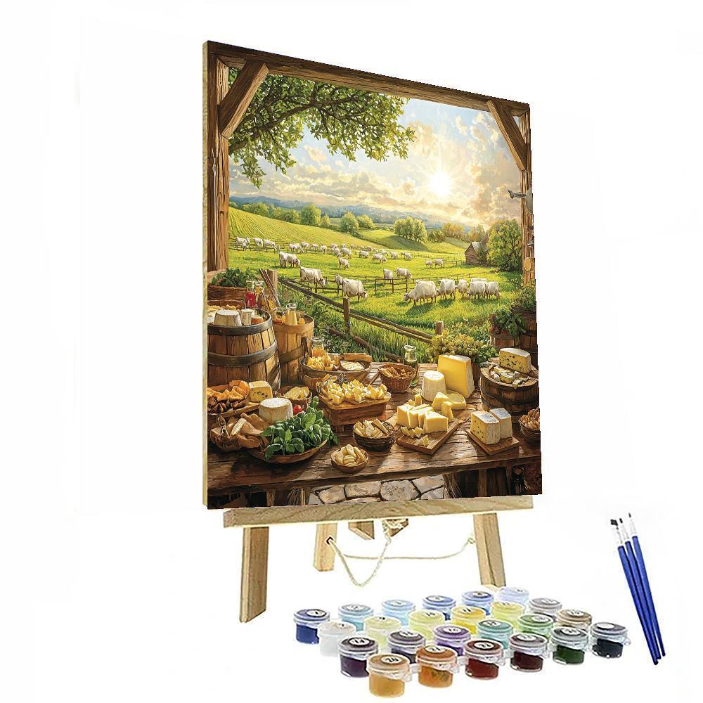 Cheesemonger’s Farm In Amsterdam Painting Number Kit
