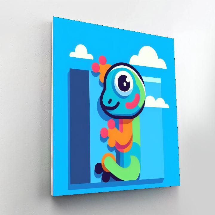 Gracious Gecko Painting By Numbers Kit