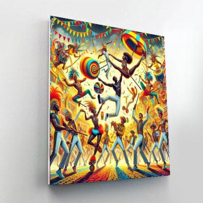 Vivid Carnival Celebration DIY Paint By Numbers