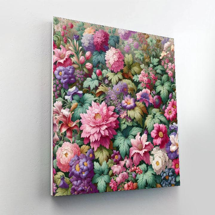 Enchanted Floral Tapestry Paint By Numbers