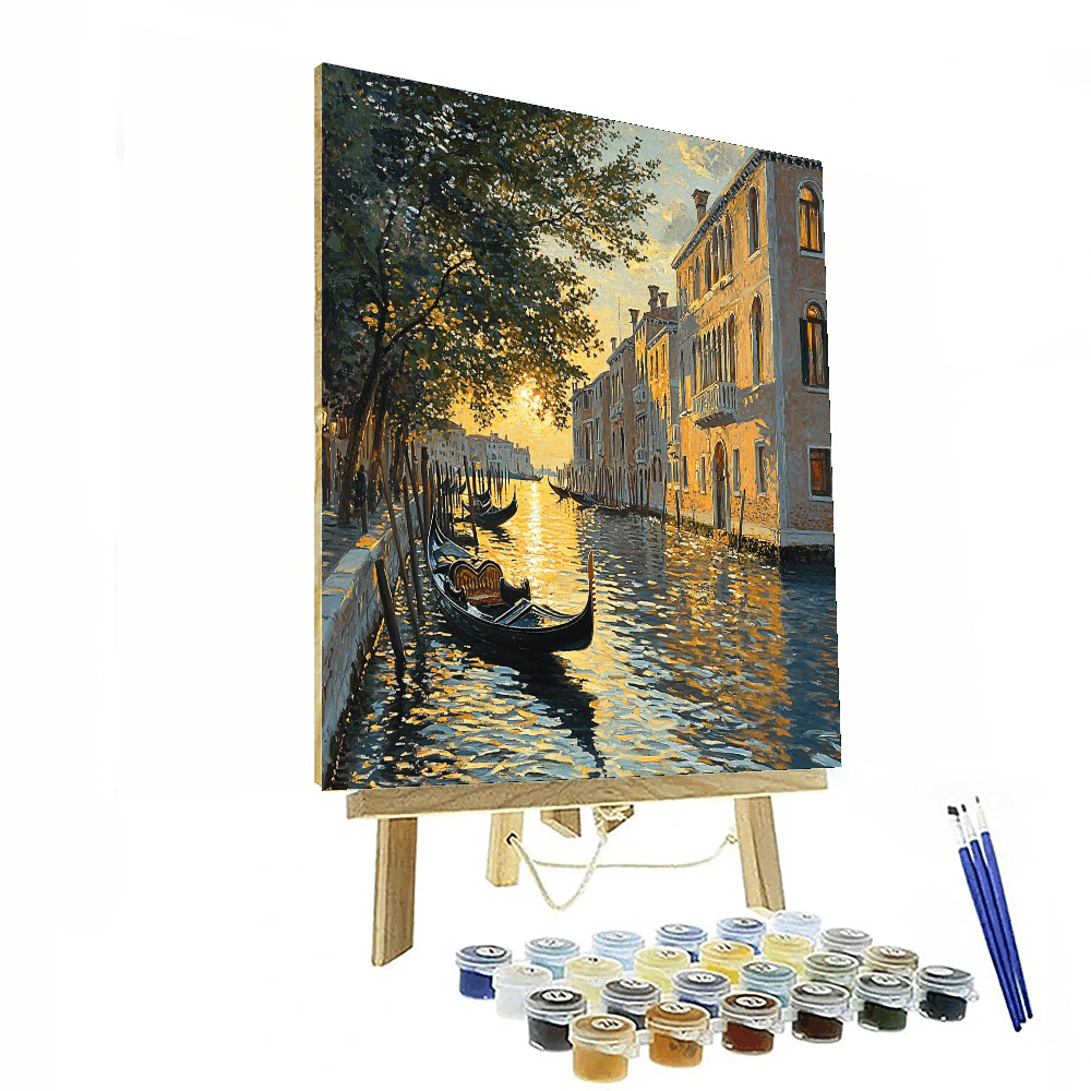 Claude Monet Inspired Venetian Romance  DIY Paint By Numbers