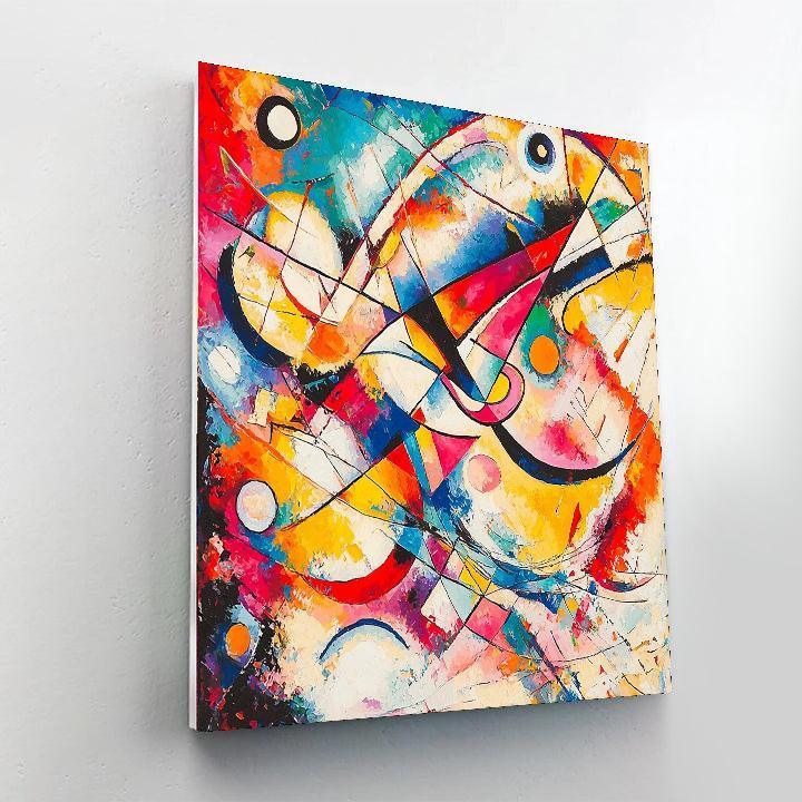 Wassily Kandinsky Inspired Ebullient Harmony  Paint By Numbers Kits