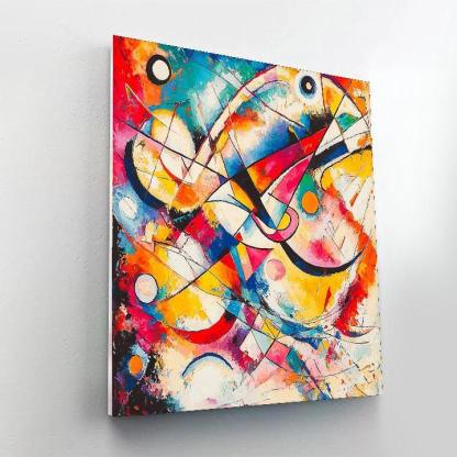 Wassily Kandinsky Inspired Ebullient Harmony  Paint By Numbers Kits