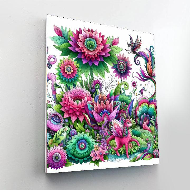 Fantasy Garden Realm Paint By Numbers Kits