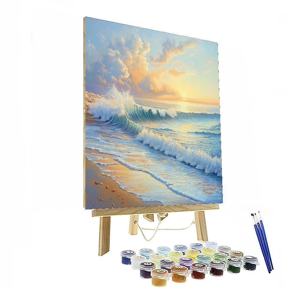 Leonardo Da Vinci Inspired Shores Of Reflection  Paint By Number