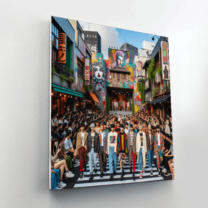 Harajuku Fashion Week Paint By Numbers Kits