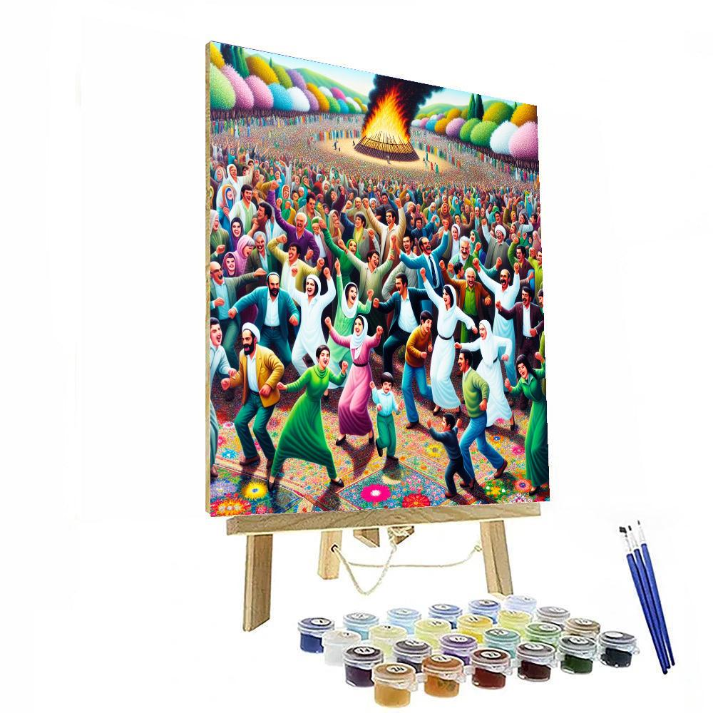 Nawruz Festival Number Painting
