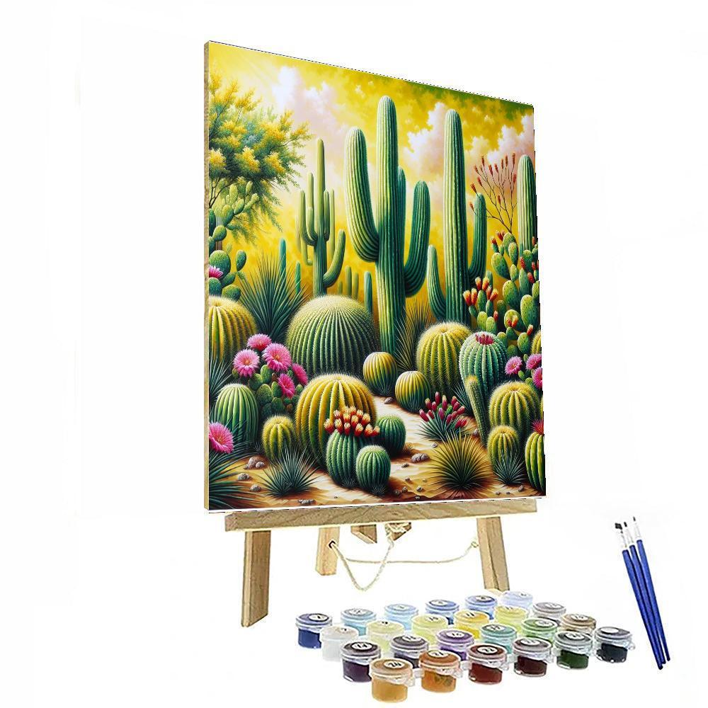 Cactus Paradise Paint By Numbers