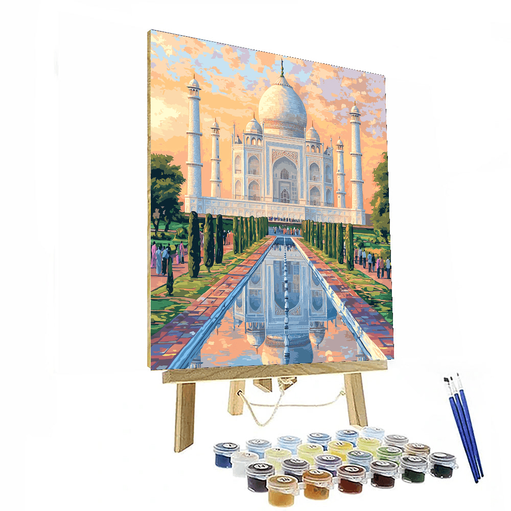 Taj Mahal Paint By Numbers